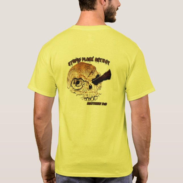 BibelScripture, Matthew 7:3 T-shirt (Baksida)