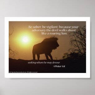BibelScriptureböner Poster