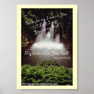 BibelScriptureböner Poster
