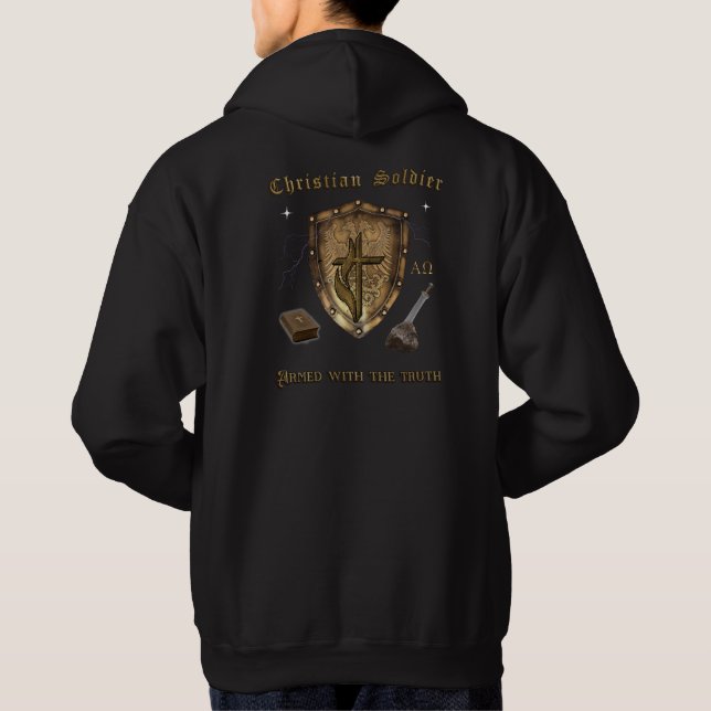Bibelskript ISAIAH 41:10 Hoodie (Baksida)