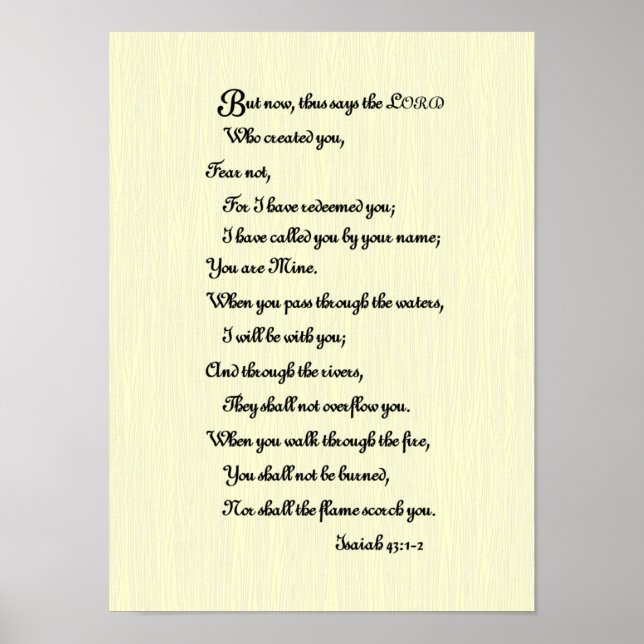 Bibelskript Poster (Framsidan)