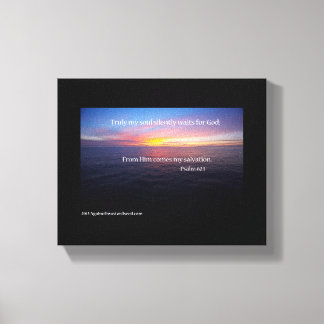 Bibelskriptinspiration Canvastryck