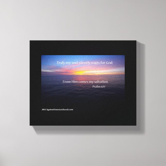 Bibelskriptinspiration Canvastryck (Framsida)