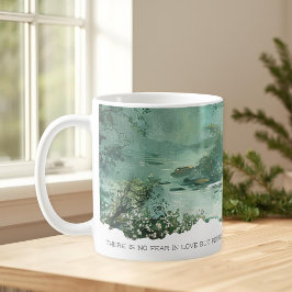 Bibelspråk 1 Johannes 4:18 Natur Tro Mugg
