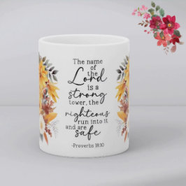 Bibelspråk Blommig Kaffemugge Kaffemugg