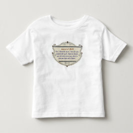 Bibelspråk Jeremia 29:11 Kristet småbarns t-shirt