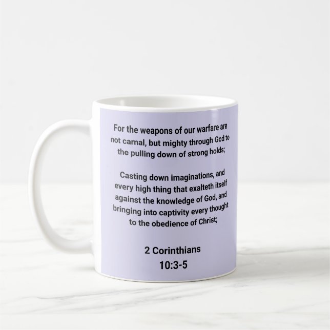 Bibelspråk  kaffemugg (Vänster)