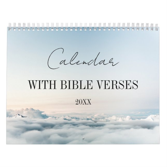 Bibelspråk kristen religion  kalender (Omslag)