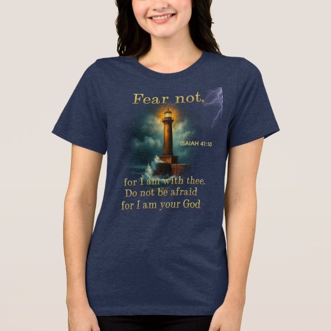 Bibelspråk på två sidor t shirt (Framsida)