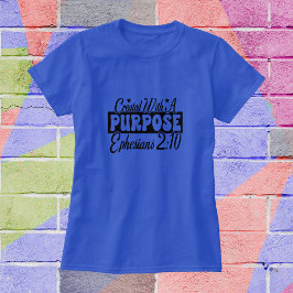 Bibelspråk ''Syfte'' Typografi Anpassa T Shirt