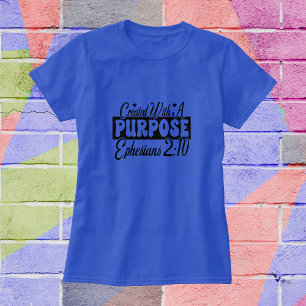 Bibelspråk ''Syfte'' Typografi Anpassa T Shirt