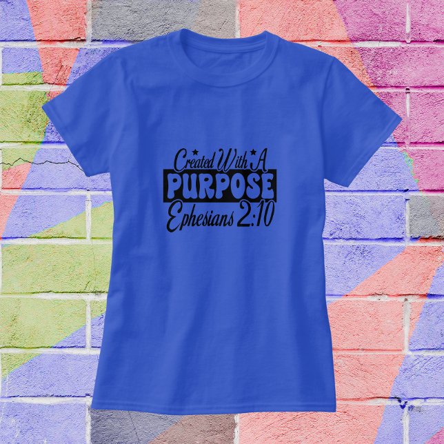 Bibelspråk ''Syfte'' Typografi Anpassa T Shirt (Skapare uppladdad)