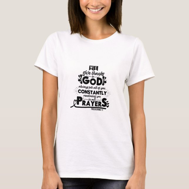 Bibelspråk T Shirt (Framsida)