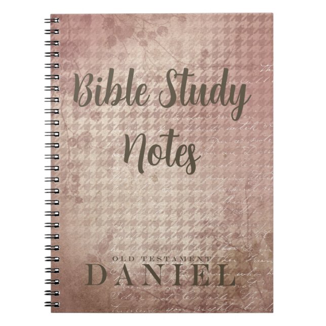 Bibelstudie-Daniel Anteckningsbok (Framsidan)