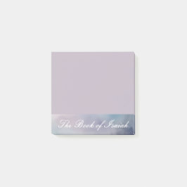 Bibelstudie efter ämnesanteckningar post-it block