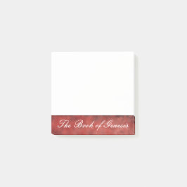 Bibelstudie efter ämnesanteckningar post-it block