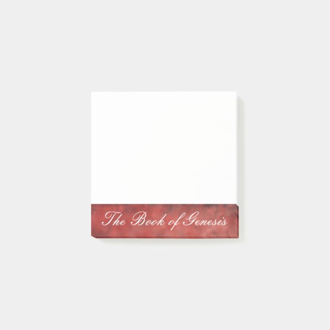 Bibelstudie efter ämnesanteckningar post-it block (Framsida)