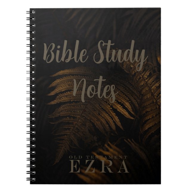 Bibelstudie-Ezra Anteckningsbok (Framsidan)