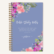 Bibelstudie för Blommigt av vattenfärg i Bright Bl