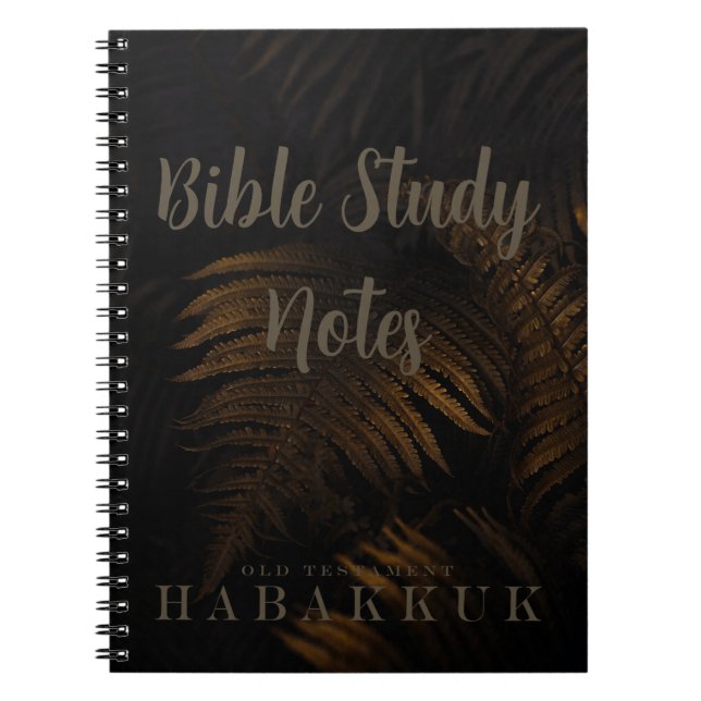 Bibelstudie-Habakkuk Anteckningsbok (Framsidan)