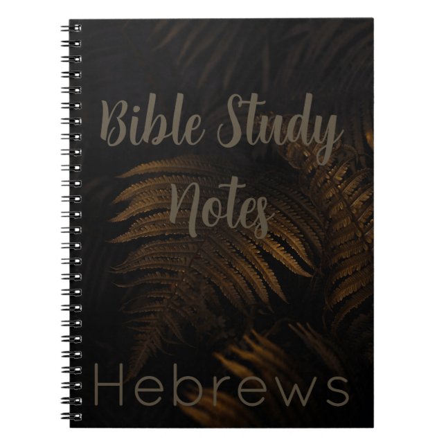 Bibelstudie-Hebreerbrevet Anteckningsbok (Framsidan)