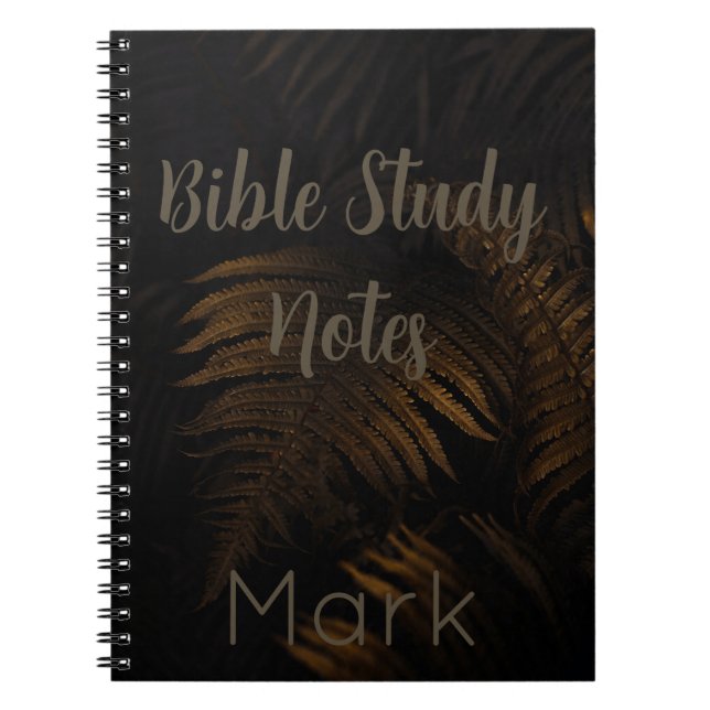 Bibelstudie-Mark Anteckningsbok (Framsidan)