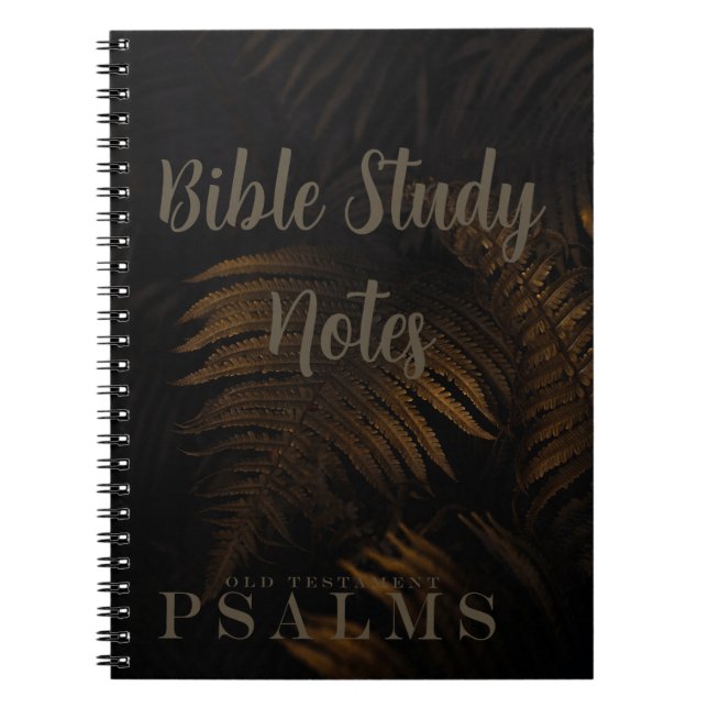 Bibelstudie-Psalmer Anteckningsbok (Framsidan)