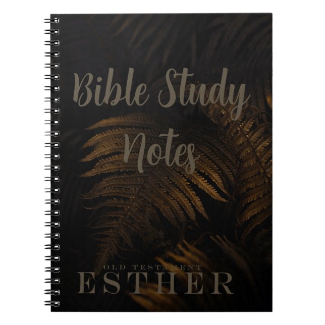 Bibelstudier-Esther Anteckningsbok (Framsidan)