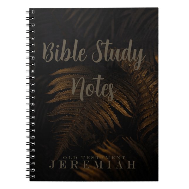 Bibelstudier-Jeremia Anteckningsbok (Framsidan)