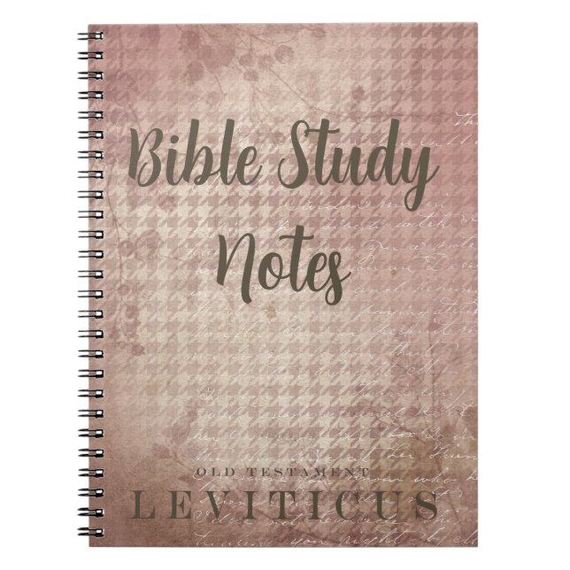 Bibelstudier-Leviticus Anteckningsbok (Framsidan)