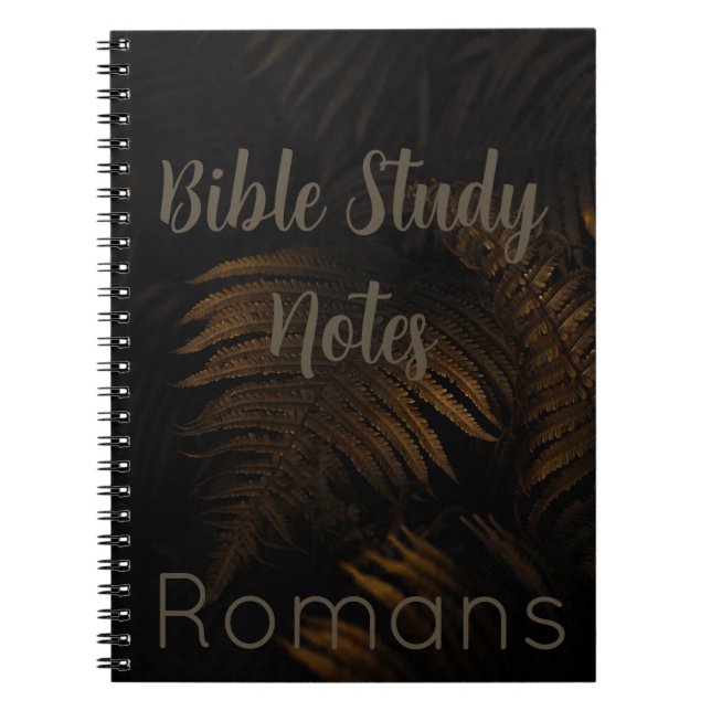 Bibelstudier - Romarbrevet Anteckningsbok (Framsidan)