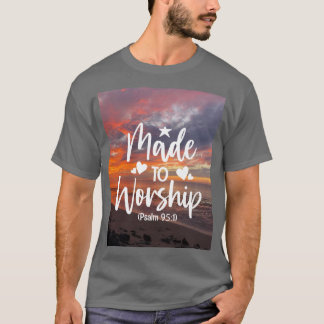 Bibelsvers för tillbedjan t shirt