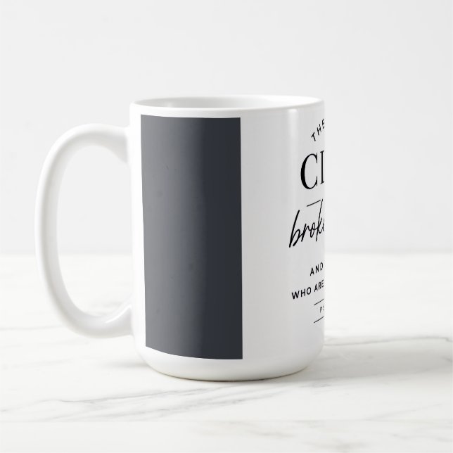 Bibelsvers - Herren är nära Kaffemugg (Vänster)