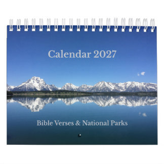 Bibelsvers Nationalparker Kalender 2027