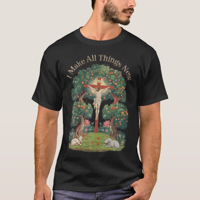 Bibelsvers T-Shirt Kristet Tro Kristendom Ch (Framsida)