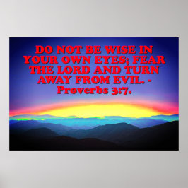 Bibelverb 3:7. poster