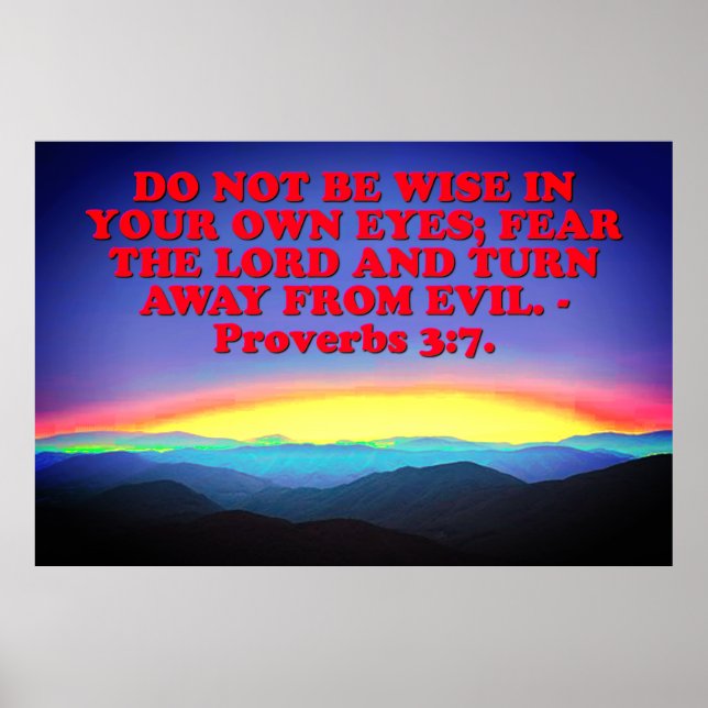 Bibelverb 3:7. poster (Framsidan)