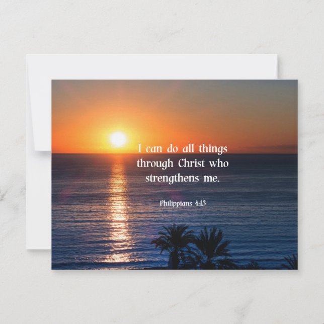 Bibelvern, filippinare 4:13 kort (Framsida)