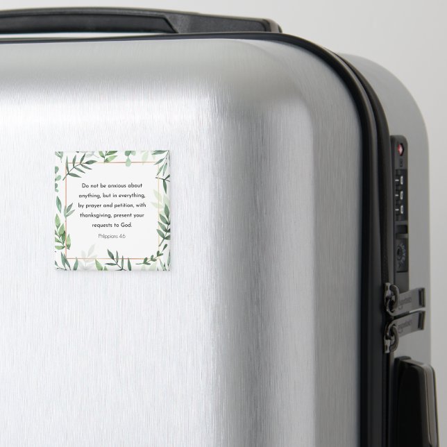 Bibelvern, filippinare 4:6 magnet (In Situ (Luggage))