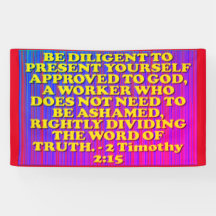 Bibelvern från 2 Timothy 2:15.