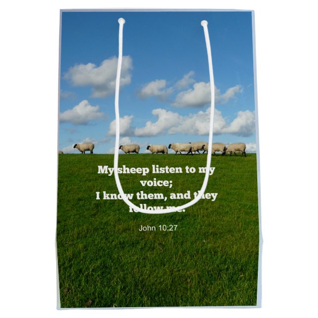 Bibelvern, John 10:27, Mitt får... (Baksidan)
