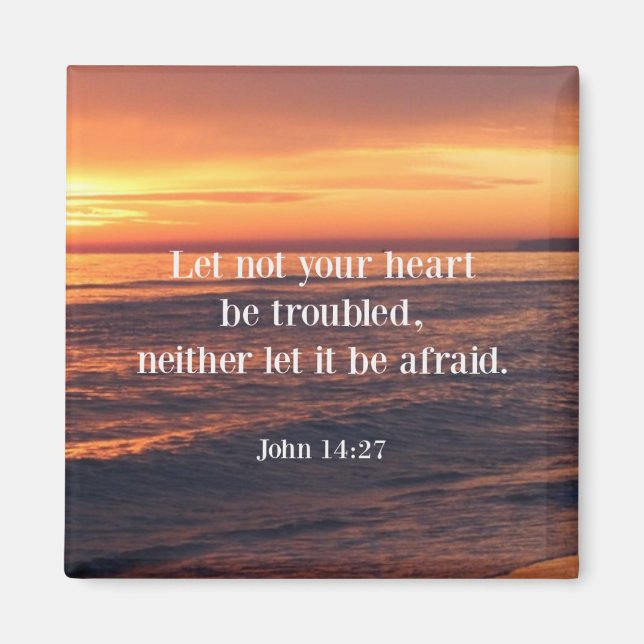 Bibelvern, John 14 27 Magnet (Framsidan)