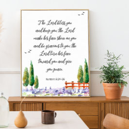 Bibelvern - välsignelse: Herrskriften poster
