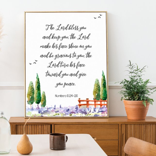 Bibelvern - välsignelse: Herrskriften poster (Skapare uppladdad)