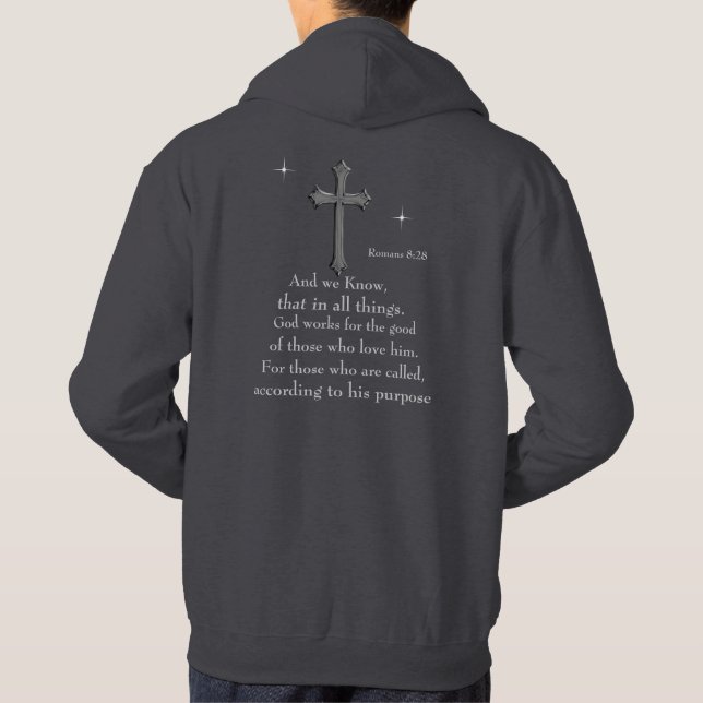 Bibelversa Hoodie (Baksida)