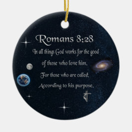 Bibelversa Julgransprydnad Keramik