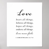 Bibelverse 1 Corinthians 13:7-8