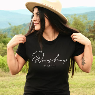 Bibelverse för ordskript t shirt