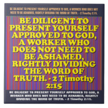 Bibelverse från 2 Timothy 2:15.