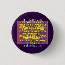 Bibelverse från 2 Timothy 2:15. Knapp